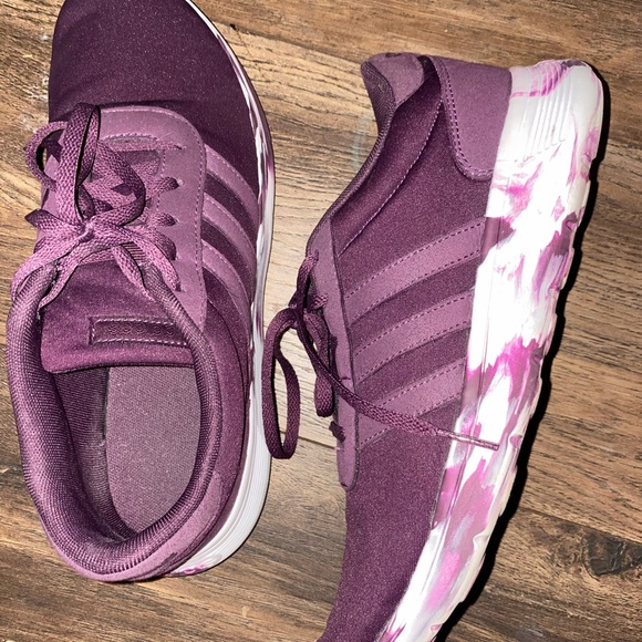Purple Adidas sneakers size 9 - Picture 4 of 5